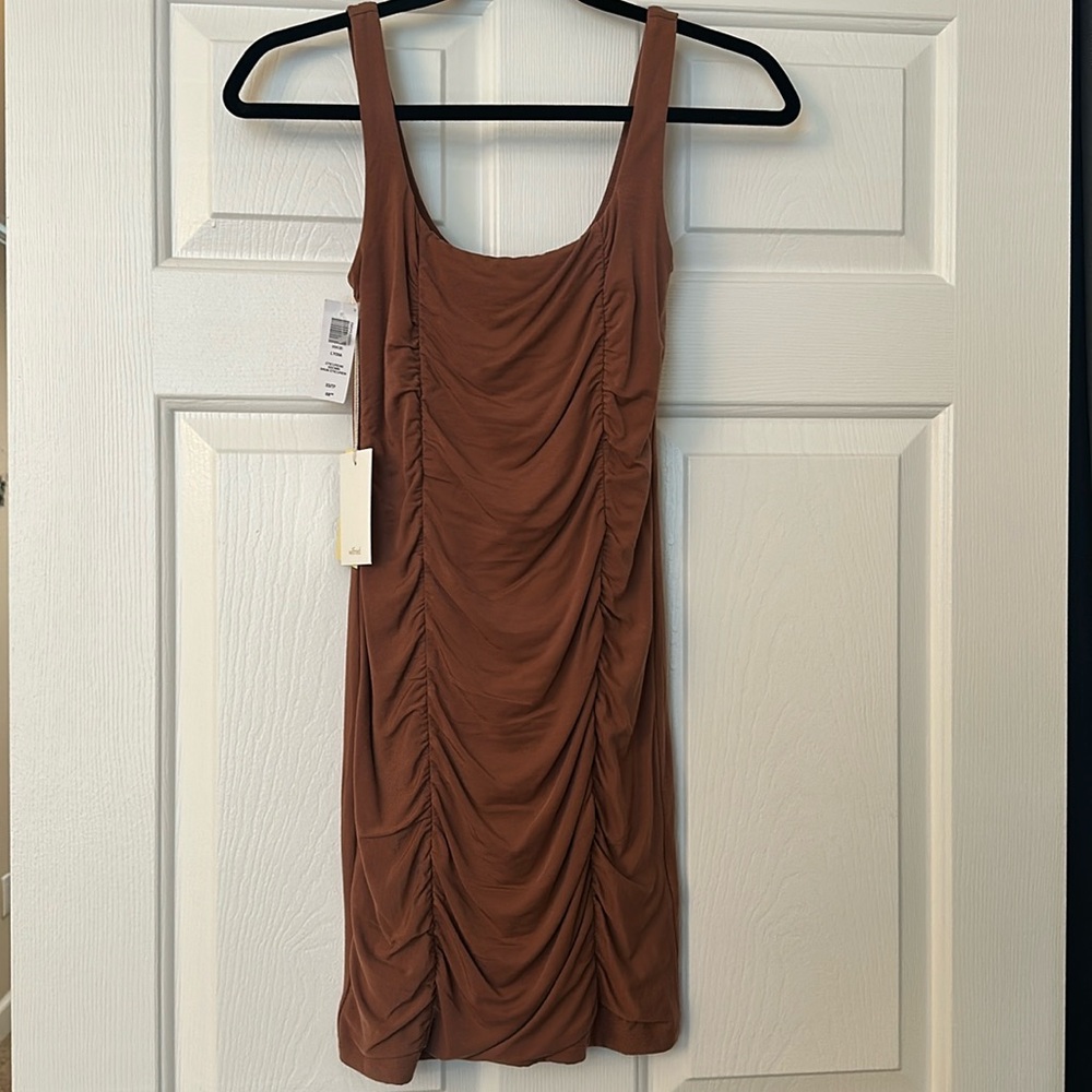 Wilfred Bodycon Women’s XS Lydia Dress Epicurean Brown NWT